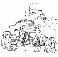 Man Riding Atv Motor Coloring Sheet Coloring Pages People Coloring Pages Kids Watercolor