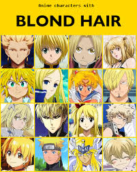 Kesh's top 20 blonde characters by kessielou on deviantart. Anime Characters With Blond Hair V2 By Jonatan7 On Deviantart Character Anime Characters Anime