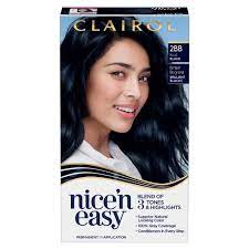 Many blue black hair dyes i've reviewed contain natural ingredients without any amount of ammonia and even alcohol and hydrogen peroxide in them. Buy Clairol Nice N Easy Permanent Hair Color 2bb Blue Black 3 4 Fl Oz Online In Turkey B079ql6gh8