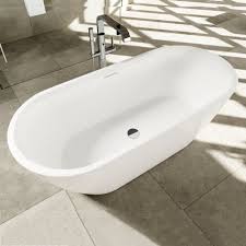 Die meisten modelle sind 160cm oder 180cm im durchmesser. Riho Inspire Freistehende Badewanne 160 X 75 Cm Bd10005 Megabad