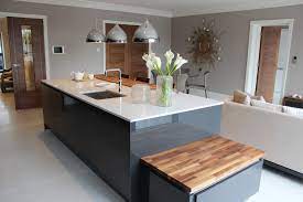 Modern grey kitchens images open. Open Plan Dark Grey Kitchen Modern Kitchen Buckinghamshire By Design A Space Kitchens Bedrooms Interiors Houzz