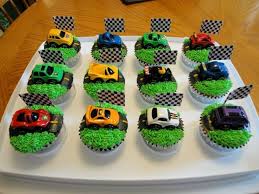Birthday Cupcake Cake Ideas For Boys Race Car Cupcakes Hotwheels Birthday Party Race Car Cakes Race Car Birthday Party