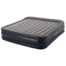 Intex Deluxe Pillow Rest Inflatable Air Mattress Bed With Built In Pump King Target Inflatable Air Mattress Bed Mattress Mattress