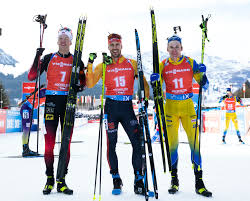 Martin ponsiluoma sensacyjnie wygrał bieg sprinterski rozgrywany w ramach mistrzostw świata w biathlonie w pokljuce. Hochfilzen Arnd Peiffer A L Experience Sports Infos Ski Biathlon