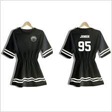 4.3 out of 5 stars. Bts Verano Vestido De Algodon De Manga Corta Vestido Blanco Negro Vestidos Mujer Opcional 6 Personajes A701