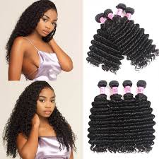 Brazilian virgin human hair glueless full lace wigs kinky curly lace front wigs with natural hairline baby hair for black women. Unice Virgin Brazilian Deep Wave Hair Weave 4 Bundles Unice Com