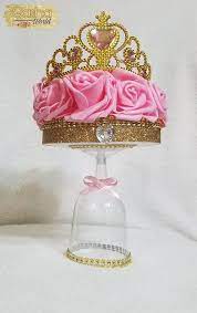 1 Pc Princess Centerpiece Princess Theme Princess Crown Etsy Princess Centerpieces Girl Shower Themes Unicorn Baby Shower Theme