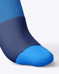 Download Compression Short Sock Mockup In Apparel Mockups On Yellow Images Object Mockups