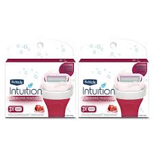 Schick® intuition® is the only razor that lathers and moisturizes during shaving. Schick Intuition Renewing Moisture Women S Refill Razor Blades 2 Pack Shopee Singapore