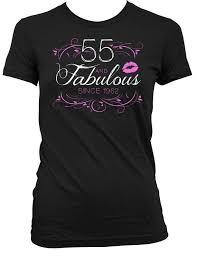 Girly Personalized Birthday Women S Birthday Shirts For Adults 55th Birthday Gift Ideas For Women Custom T Shirt Personalized Tshirt Bday Present For Her 55 Years 50th Birthday Shirts Funny Birthday Gifts Birthday Tshirts