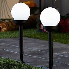 2pcs Round Ball Led Garden Solar Power Light Outdoor Lawn Backyard Pathway In 2020 Hanging Solar Lights Garden Lighting Lanterns Solar Powered Lights