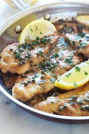 Poulet Piccata Maison Sauce Au Citron Et Capres Recette Poulet Piccata Recettes De Cuisine Plat