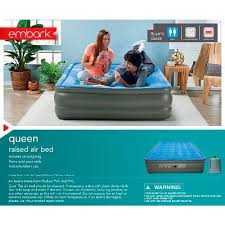 Double High Raised Queen Air Mattress Embark Air Mattress Air Bed Mattress