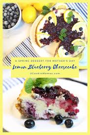 Lemon Blueberry Cheesecake Recipe Blueberry Cheesecake Desserts Lemon Blueberry Cheesecake