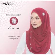 Pada mereka yang ingin mendapatkan tudung dari neelofa ini, anda boleh terus ke butik naelofar hijab di jalan wan kadir, ttdi, kuala lumpur. Luna Naelofar Hijab Shopee Malaysia