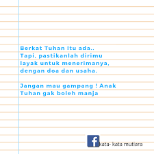 Tanpa ayah seperti hidup yang sangat sulit. Kata Kata Mutiara Photos Facebook