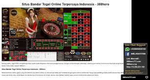 Situs Bandar Togel Online Terpercaya Indonesia 388hero Youtuber Poker Indonesia