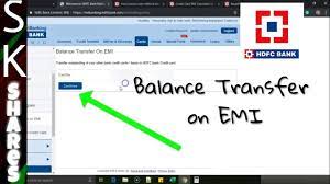 Tele transfer credit hdfc credit card. How To Transfer Other Bank Credit Cards Loans To Hdfc Credit Card In Net Banking Youtube