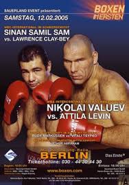 Yok boğazın çamısı yok öyle bir şey beyazcığım beyaz: Sinan Samil Sam Vs Lawrence Clay Bey Boxrec