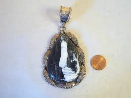 White Buffalo Turquoise Sterling Silver Pendant, Native American First  Nations Southwest Indian Jewelry