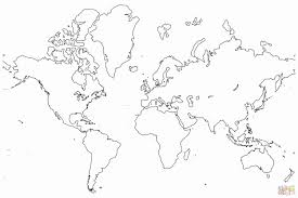 World Map Coloring Page Pdf Fresh 77 Abundant World Map Black White Outline World Map Printable World Map Outline World Map Coloring Page