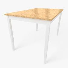 Ikea has an extremely large offer when it comes to solid wood tables. 3d Ikea Dining Table Turbosquid 1355439