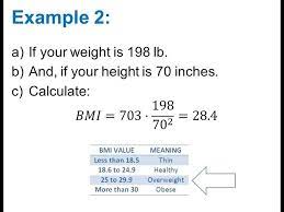 Bmi = body weight in kgs ÷ square of height in meters. Calculate Body Mass Index Bmi Youtube