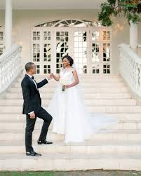 Black And White Wedding Attire For Guests One Couple S Flower Filled Destination Wedding In Johannesburg South Africa Wedding Destination Wedding Black White Wedding