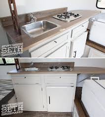 before & after scamp travel trailer