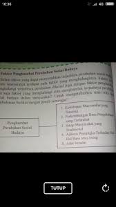 Sebutkan Faktor Penghambat Perubahan Sosial Budaya Coba Sebutkan