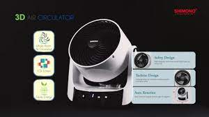 It is compact and small in size but high. Shimono 3d Air Circulator Sh 9009 Youtube