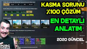 Kasmaya Son Pubg Mobile Emulator Kasma Sorunu Cozumu Fps Arttirma Youtube