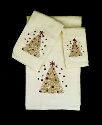 Check spelling or type a new query. Amazon Com Marina Decoration Christmas Premium Luxury Decor Ultra Soft 100 Cotton Embroidered Bathroom Modern 3 Piece Towel Set Gold Red Ivory Color Gold Christmas Tree Pattern Home Kitchen