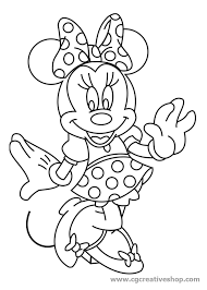 Minnie Fidanzata Di Topolino Disegno Da Colorare