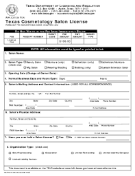 How i got free cosmetology enter id number (ex. 2013 2021 Form Tx Tdlr Cos Fill Online Printable Fillable Blank Pdffiller