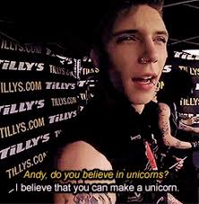 Andy Black Unicorns GIF
