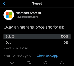 Maybe you would like to learn more about one of these? Microsoft Store On Twitter Okay Anime Fans Once And For All