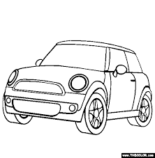 Dessin D Une Cooper Mini Drawings Mini Cooper Coloring Pages