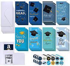 Assembling the diy gift card holders. Supla 48 Sets Graduation Congratulations Cards Bulk Money Cards Money Gift Card Holder Congrats Cards Blank Congratulations Greeting Cards With Envelops Stickers For College High School Graduation Buy Online At Best Price