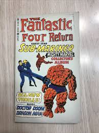 FANTASTIC FOUR RETURN #9 VF LANCER PAPERBACK MARVEL ALBUM 1967 VINTAGE IST  PRINT | eBay