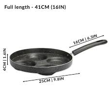 The egg frying pan is a basic need of every kitchen. Multi Egg Frying Pan M W Roov