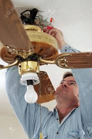 We recommend this method when you simply cannot run a switch into the room. An Electrician Disconnecting The Wires Of An Old Ceiling Fan Fan Was Installed Without Ceiling Box A Code Violation Model Is A Licensed Master Electrician Actually Performing The Work Stock Photo