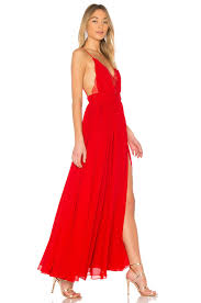 Shop michael costello women's dresses at up to 70% off! Michael Costello Lace X Revolve Justin Gown In Red Lyst