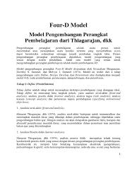 Definisi/arti kata 'analisis' di kamus besar bahasa indonesia (kbbi) adalah n 1 analisis yang didasarkan atas penyinaran dengan cahaya lembayung; 204123557 Model Thiagarajan Docx