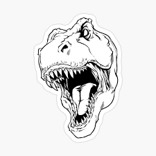 T Rex Zeichnen Poster Von Afremovartist Redbubble