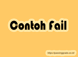 Aku melihat dia (yang) duduk diatas kursi (yang. Contoh Fail Pengertian Ciri Pembagian Dan Penjelasannya