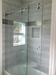 Vigo pirouette frameless shower door the glass that is featured in this sliding shower door is made from a thick ansi certified glass. Sliding Frameless Shower Doors Specialized Glass Dallas