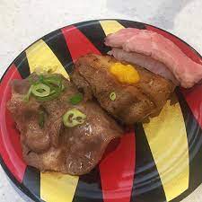 三種牛合一的握壽司 河童壽司 kappa sushi 迴轉壽司 八代