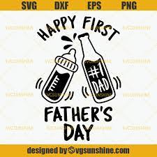 Download Happy First Father S Day Svg Baby Bottle Svg Dad Svg Svgsunshine