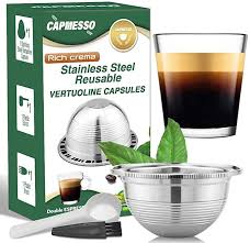 Got a nespresso machine and bought a steel pod to save wasting plastic but also, to put in better quality espresso coffee. Amazon Com Capmesso Coffee Capsule Stainless Steel Reusable Coffee Pod Compatible With Nespresso Refillable Best Nespresso Capsules Coffee Capsules Nespresso